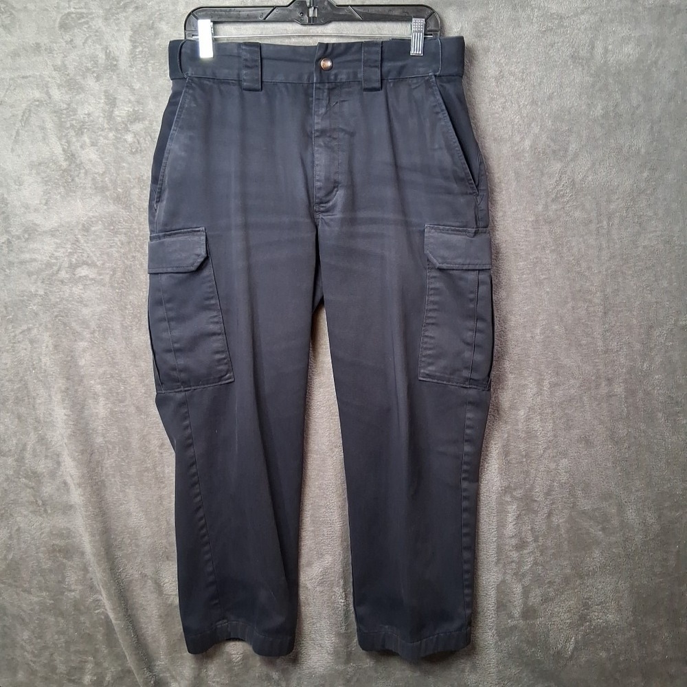 5.11 Tactical PDU Class B Cargo Pants Mens Size 33x28 Navy Blue Utility Canvas